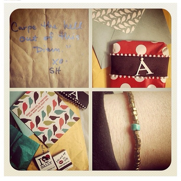 Miss Ashley Jorn writes "Best package ever from Sally Hope :) Love it soooooo much and thank you for the sweet card"